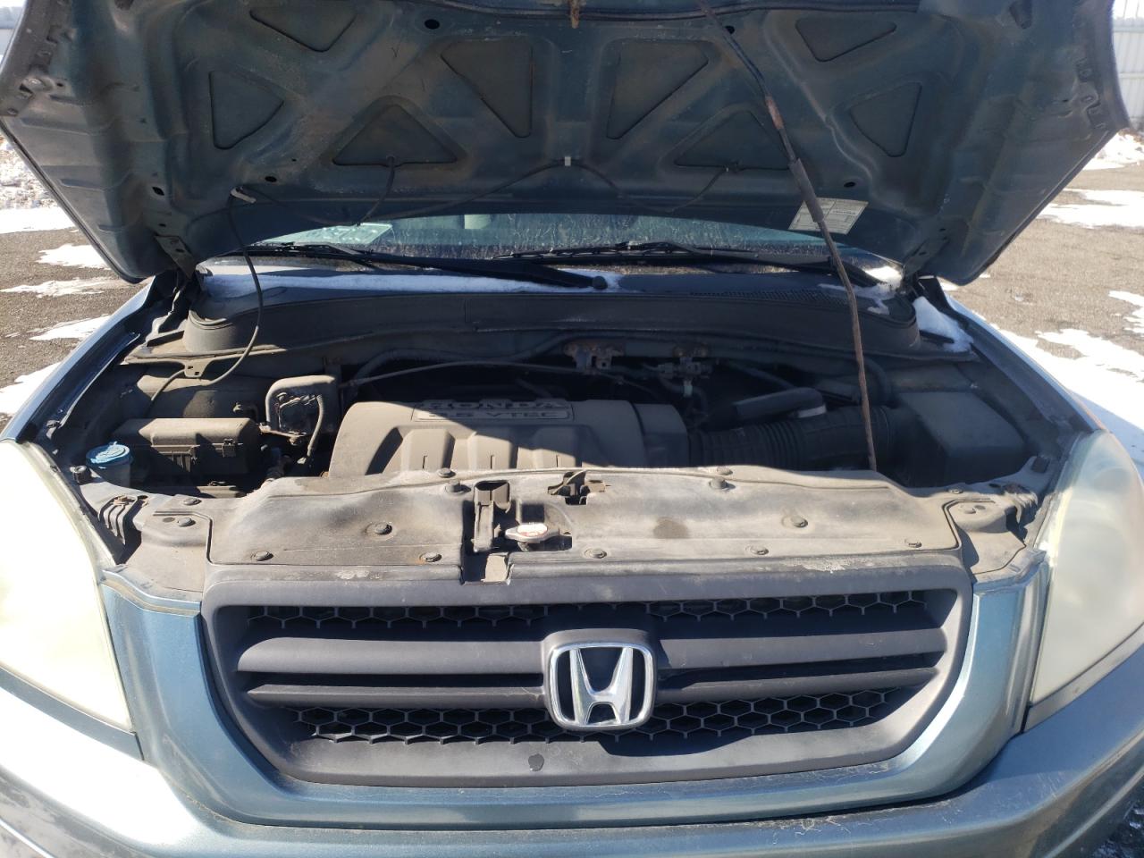 Photo 7 from auction – 2005 HONDA PILOT EX with VIN 2HKYF18445H003332