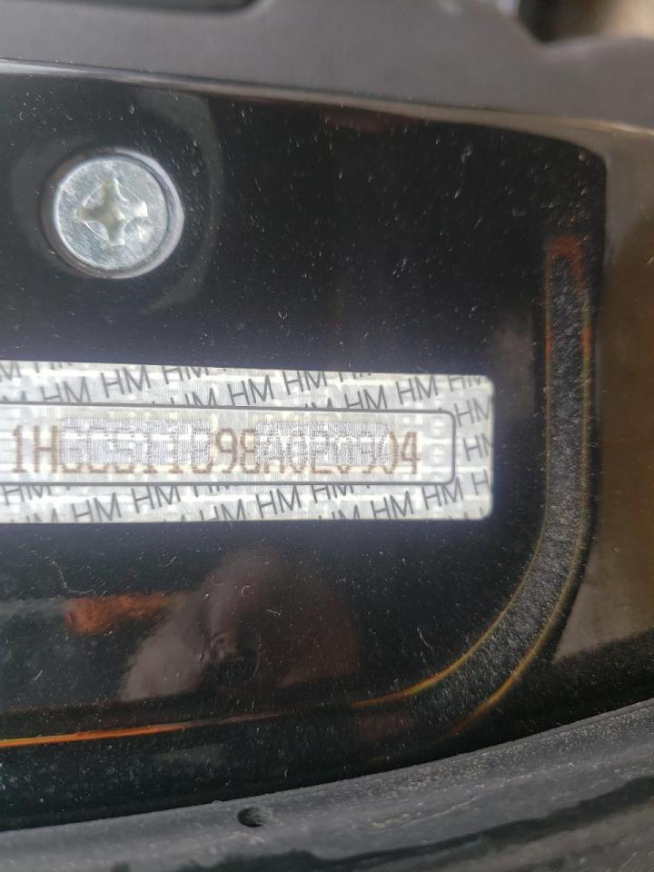 Photo 10 from auction – 2008 HONDA ACCORD EX with VIN 1HGCS12728A025271