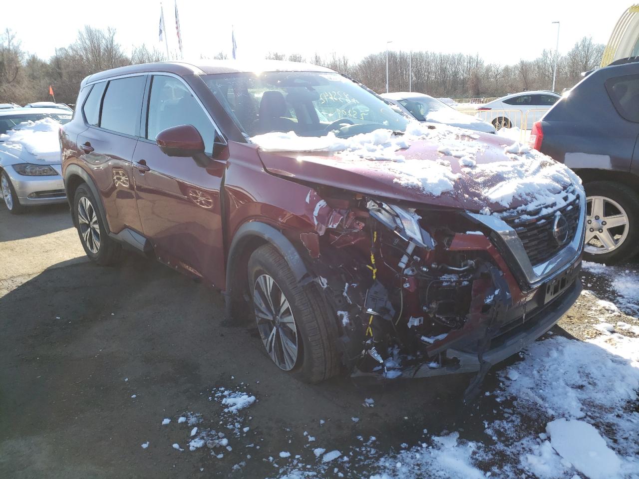Photo 1 from auction – 2021 NISSAN ROGUE SV with VIN 5N1AT3BB2MC733727