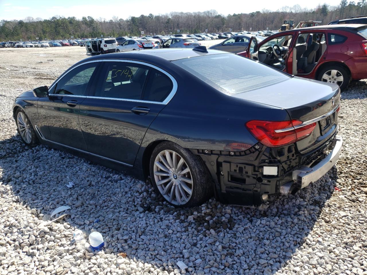 Photo 3 from auction – 2016 BMW 740 I with VIN WBA7E2C59GGD99964