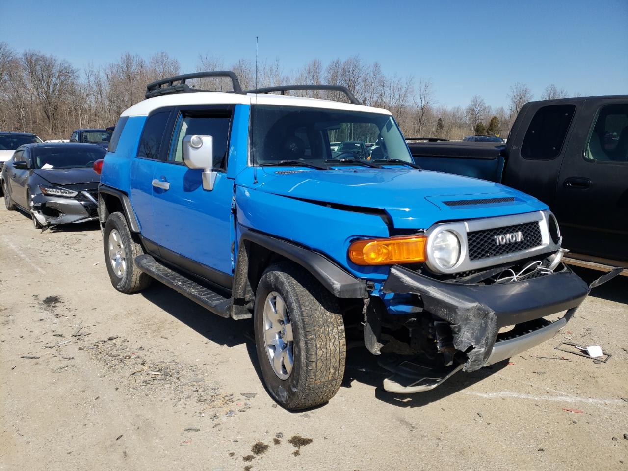 TOYOTA FJ CRUISER 2007 with VIN JTEBU11F970096450 - Photo from auction