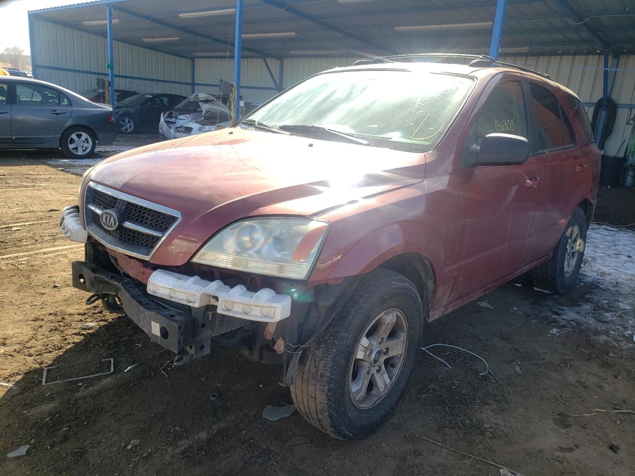 Photo 2 from auction – 2005 KIA SORENTO EX with VIN KNDJD733055484057