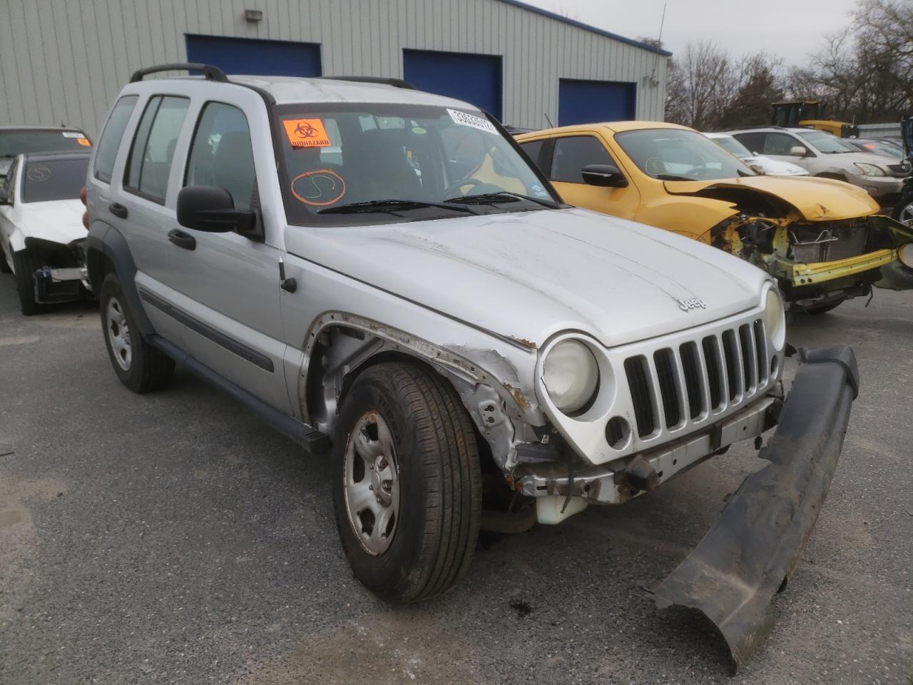 JEEP LIBERTY SP 2007 with VIN 1J4GL48K37W501131 - Photo from auction