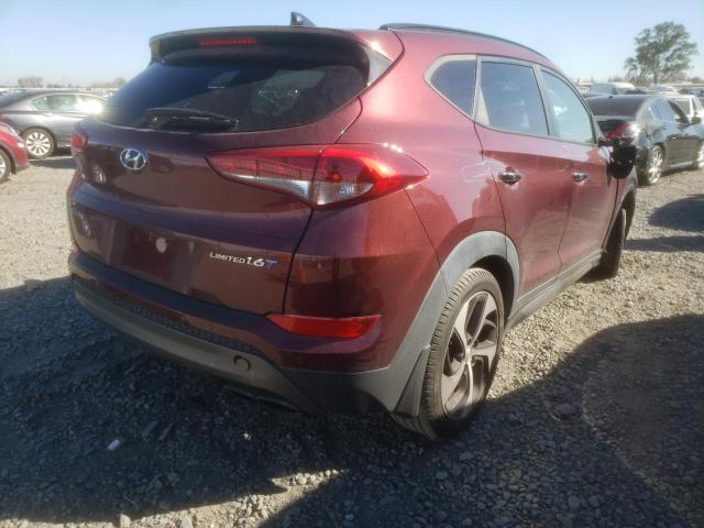 Photo 4 from auction – 2016 HYUNDAI TUCSON LIM with VIN KM8J33A22GU065945