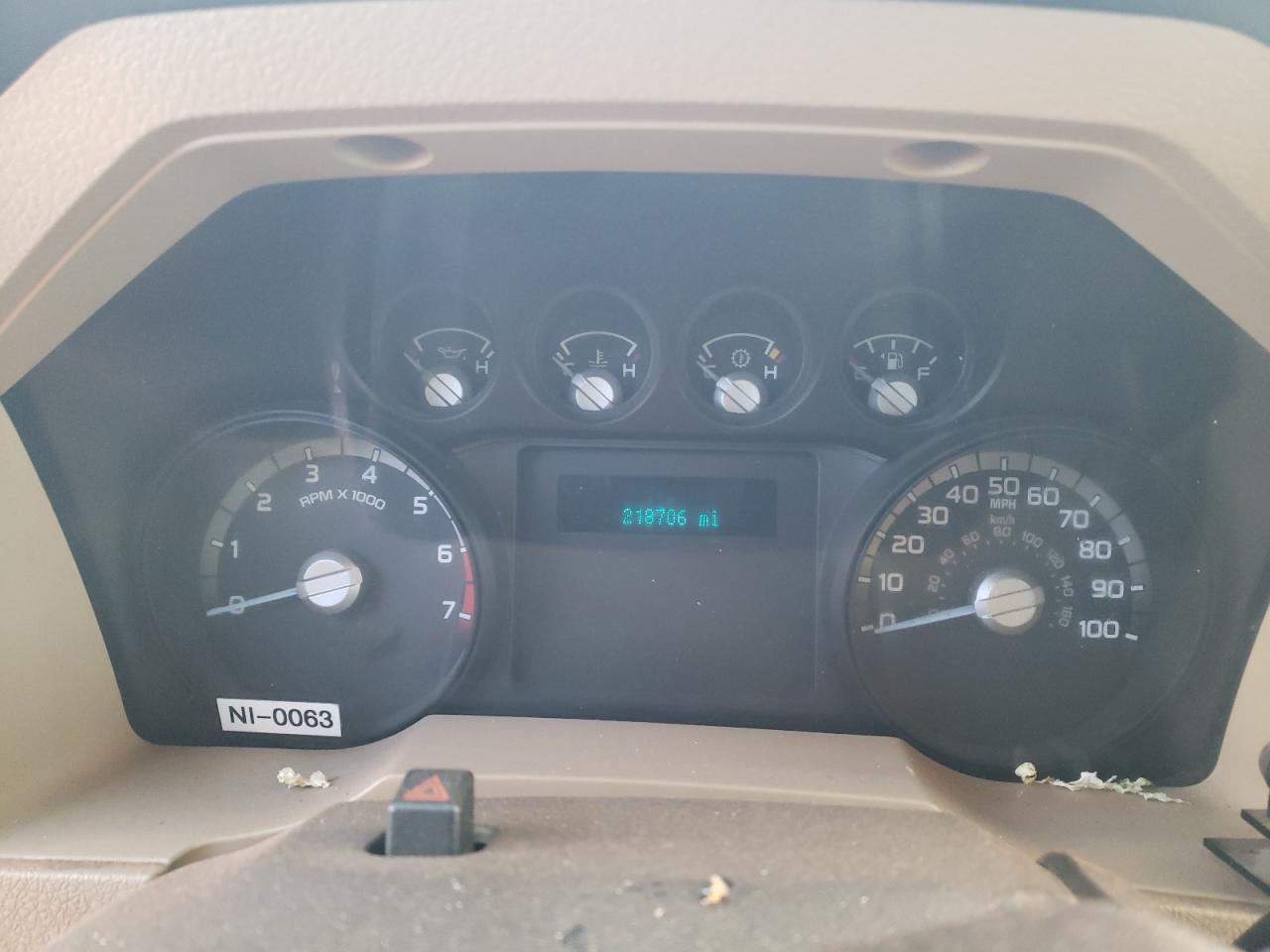 Photo 8 from auction – 2011 FORD F250 SUPER with VIN 1FT7X2B61BEB80974