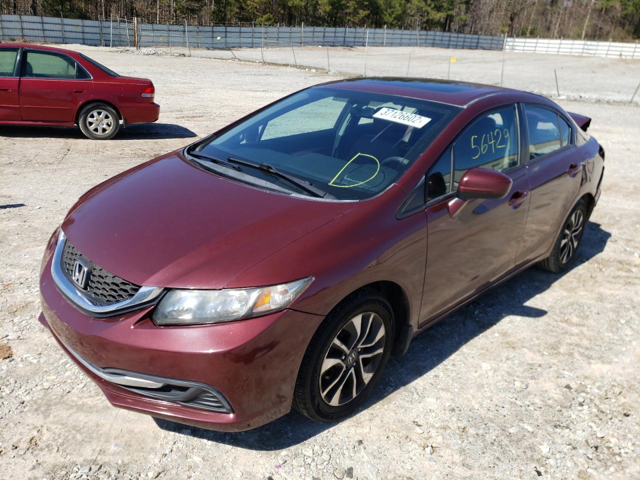 Photo 2 from auction – 2014 HONDA CIVIC EX with VIN 19XFB2F81EE017501