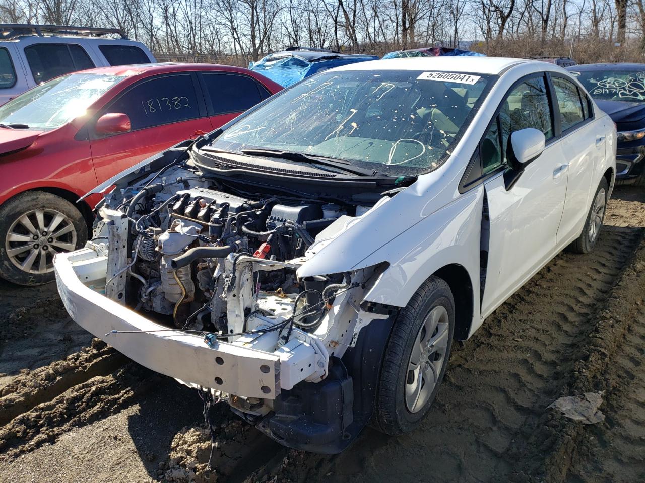 Photo 2 from auction – 2015 HONDA CIVIC LX with VIN 19XFB2F51FE233209