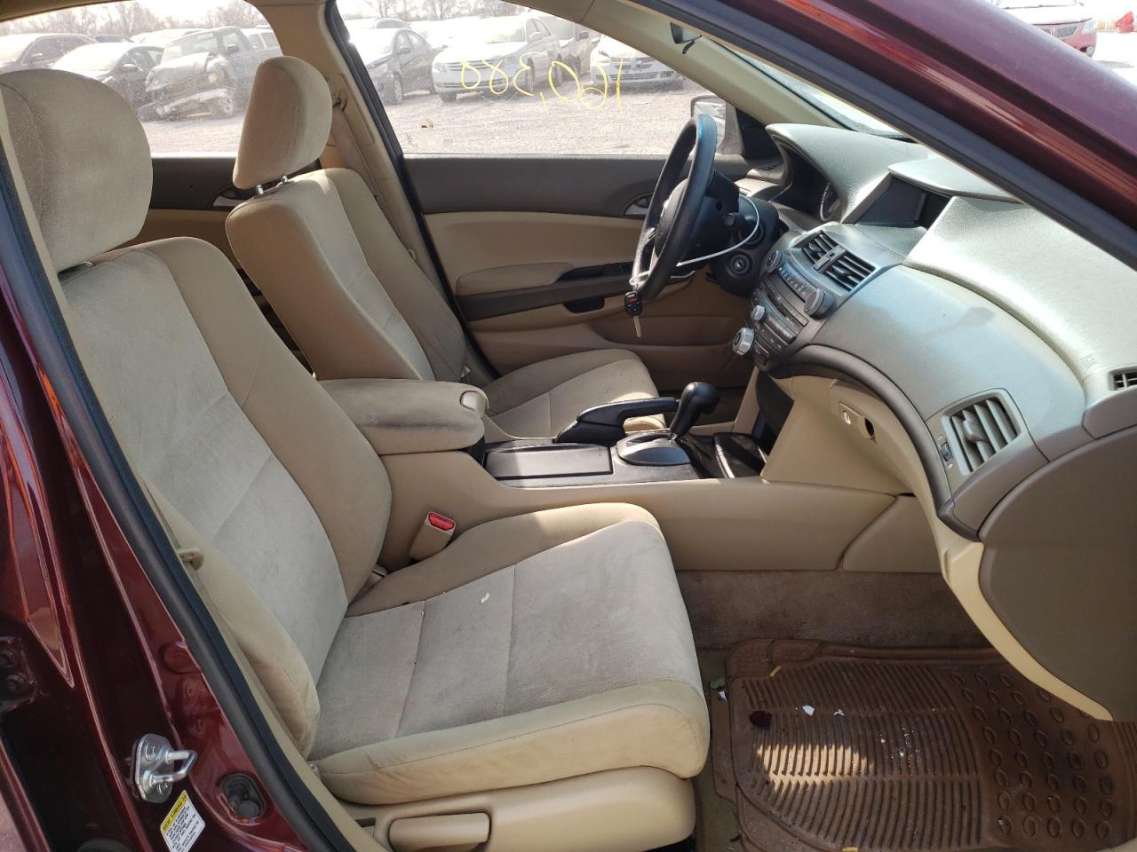 Photo 5 from auction – 2010 HONDA ACCORD LXP with VIN 1HGCP2F42AA092398