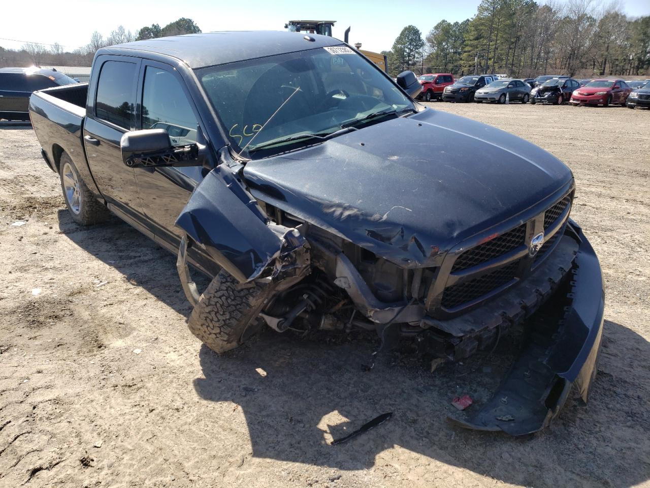 RAM 1500 ST 2017 with VIN 3C6RR7KT7HG608383 - Photo from auction