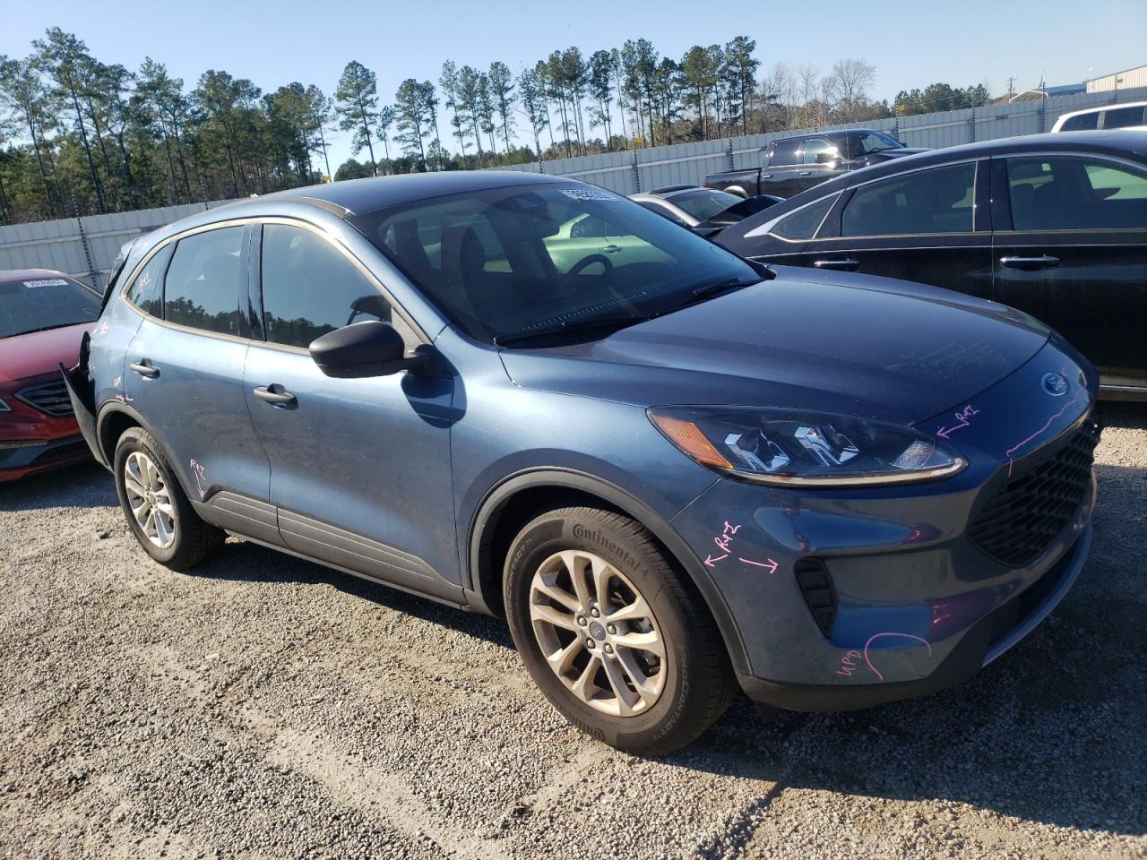 FORD ESCAPE S 2020 with VIN 1FMCU0F68LUC55100 - Photo from auction