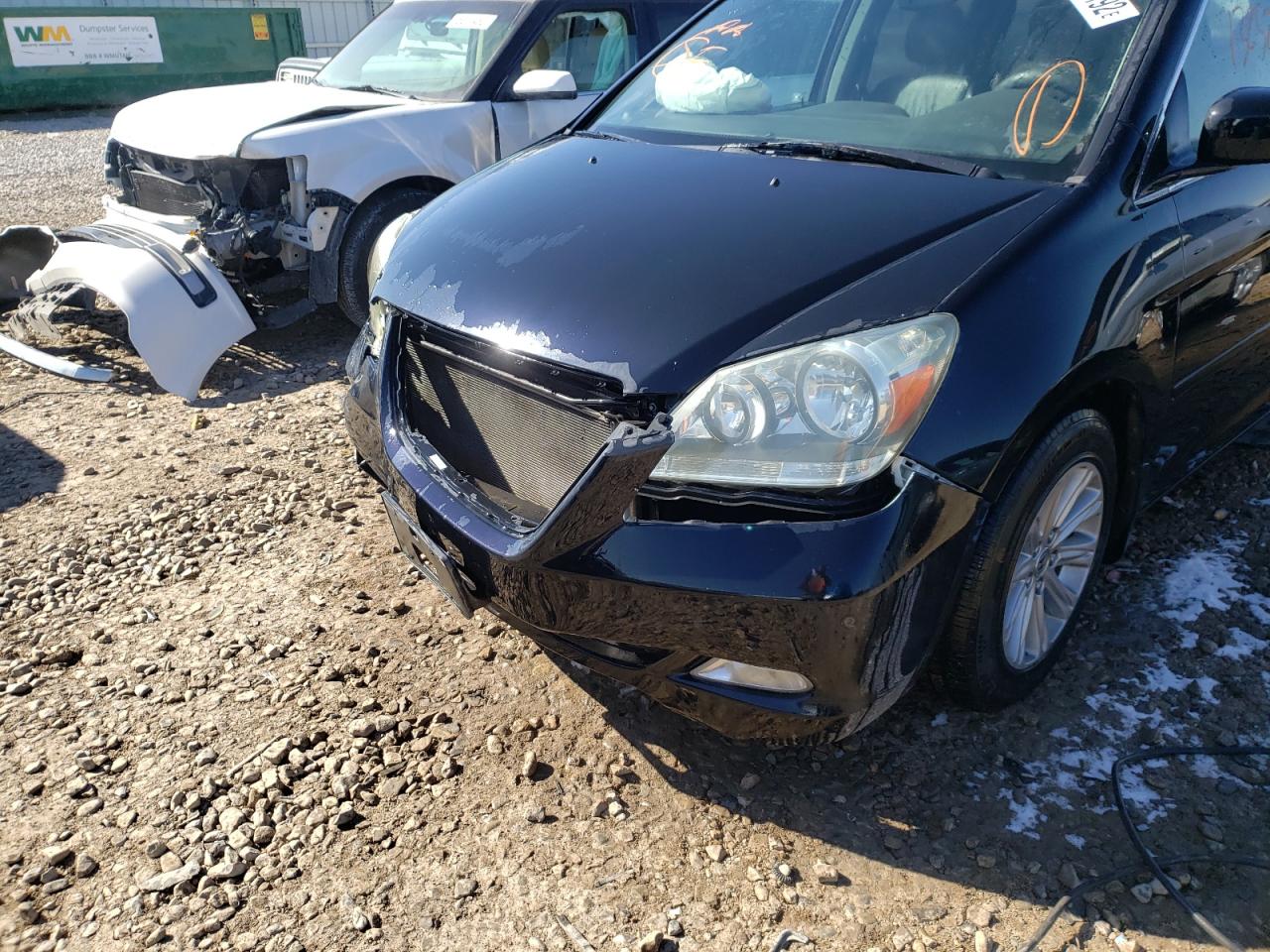 Photo 9 from auction – 2007 HONDA ODYSSEY TO with VIN 5FNRL38877B019554