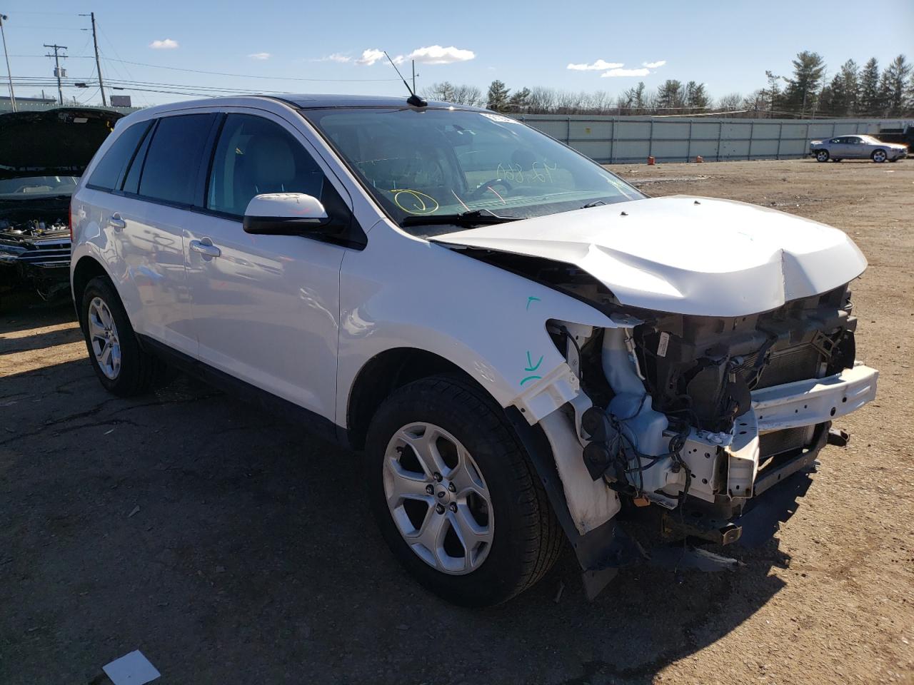 FORD EDGE SEL 2013 with VIN 2FMDK3JC6DBE30394 - Photo from auction