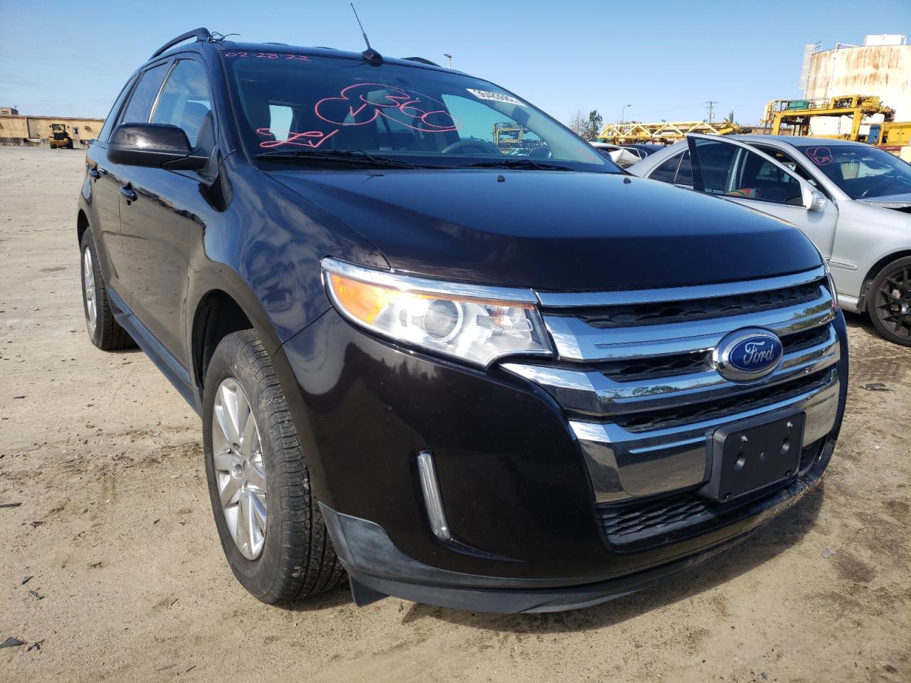FORD EDGE 2014 with VIN 2FMDK3J97EBB10216 - Photo from auction