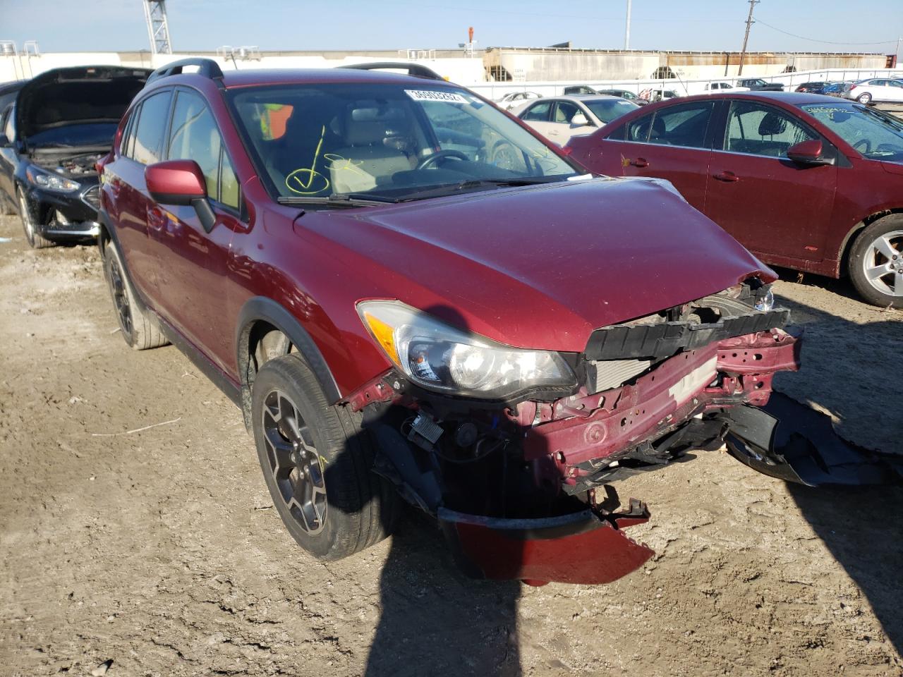 SUBARU XV CROSSTR 2013 with VIN JF2GPACC9D2895537 - Photo from auction