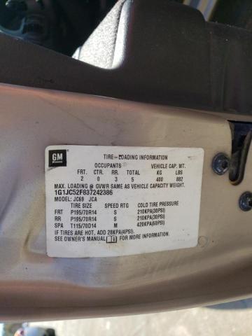 Photo 10 from auction – 2003 CHEVROLET CAVALIER with VIN 1G1JC52F837242386