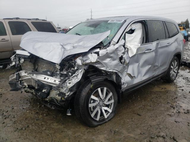 Photo 2 from auction – 2021 HONDA PILOT EXL with VIN 5FNYF6H56MB040255