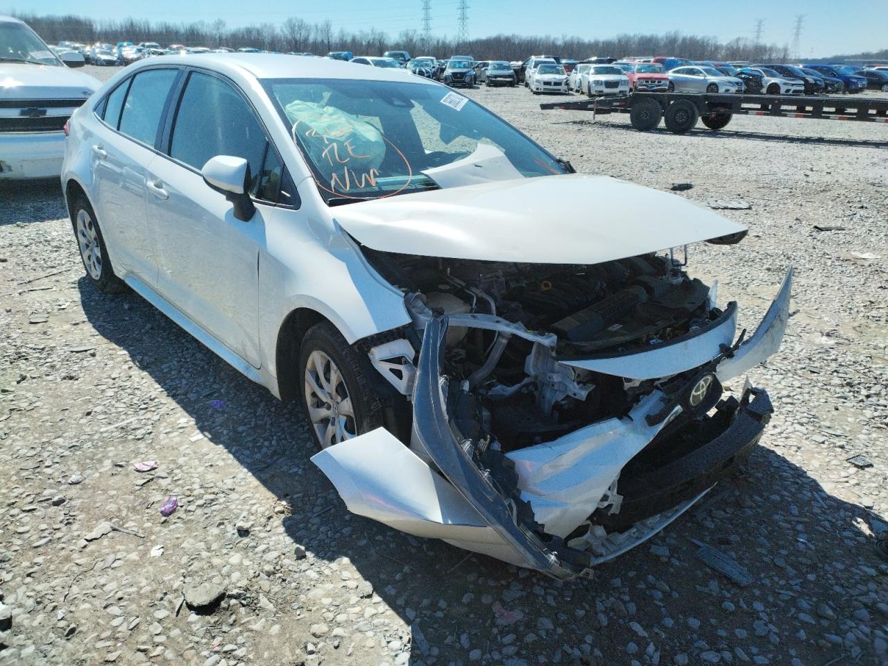 TOYOTA COROLLA 2020 with VIN JTDEPRAE4LJ038376 - Photo from auction