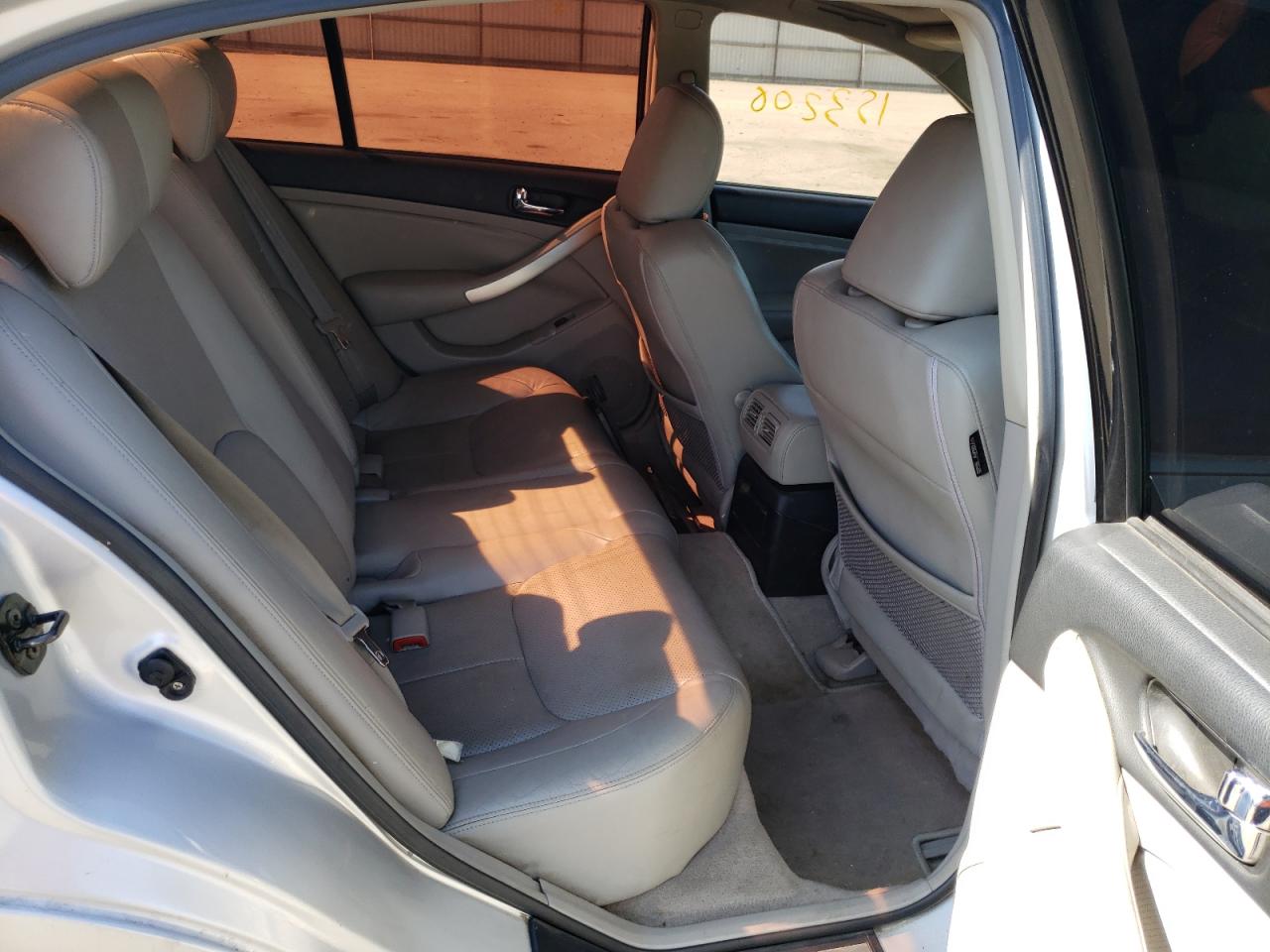 Photo 6 from auction – 2006 INFINITI G35 with VIN JNKCV51E76M521805