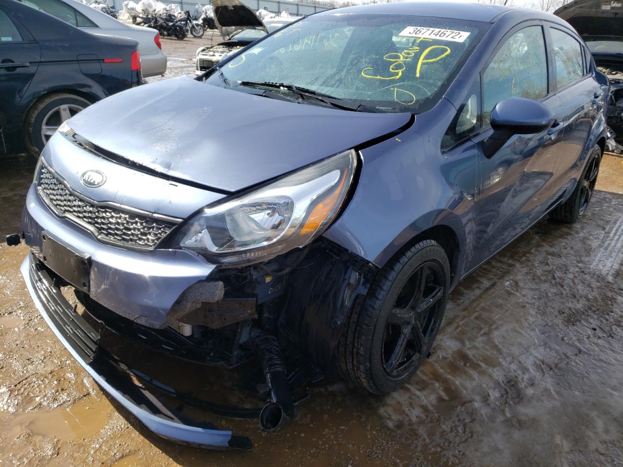Photo 2 from auction – 2016 KIA RIO LX with VIN KNADM4A30G6554312