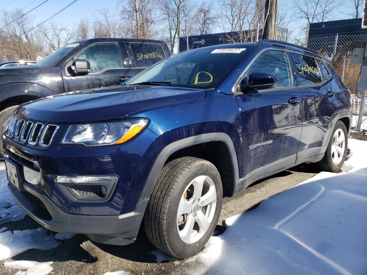 Photo 2 from auction – 2021 JEEP COMPASS LA with VIN 3C4NJDBB5MT506750