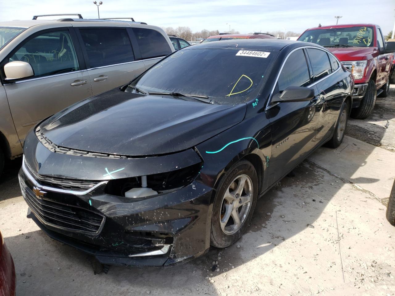 Photo 2 from auction – 2017 CHEVROLET MALIBU LS with VIN 1G1ZC5ST6HF102343