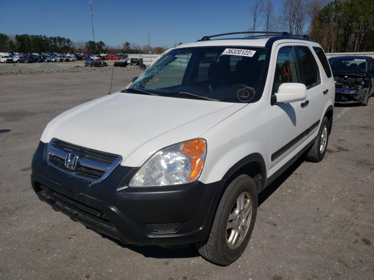 Photo 2 from auction – 2003 HONDA CR-V EX with VIN JHLRD78863C021262