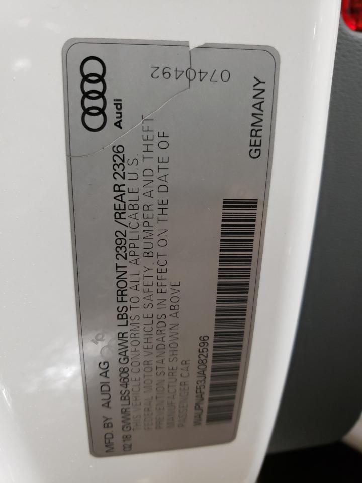 Photo 10 from auction – 2018 AUDI A5 PREMIUM with VIN WAUPNAF53JA082596