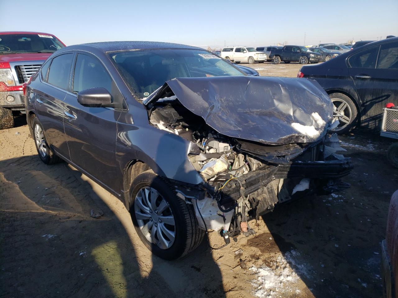 NISSAN SENTRA S 2017 with VIN 3N1AB7AP2HY265980 - Photo from auction