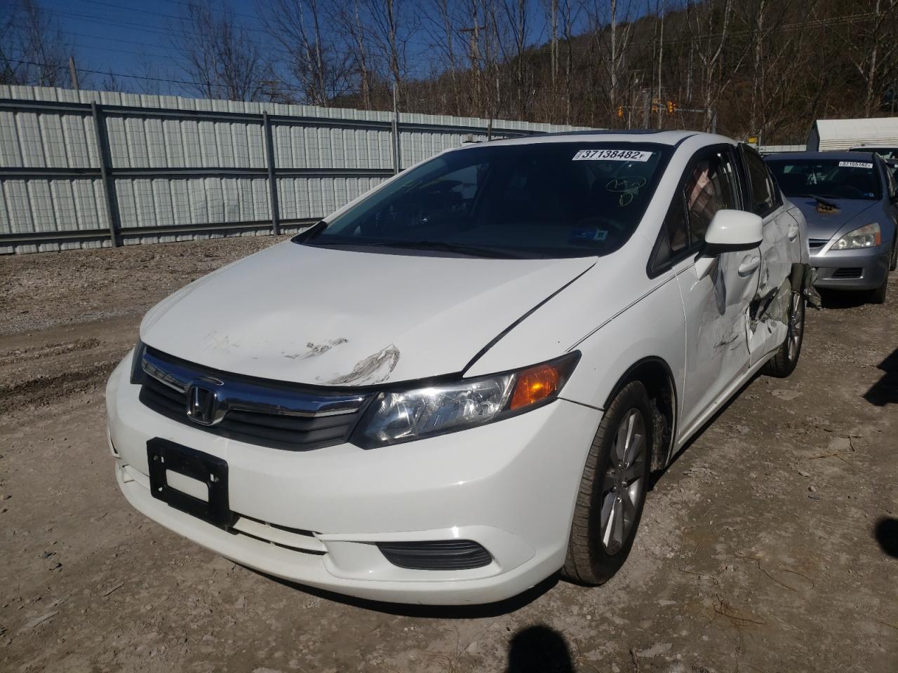 Photo 2 from auction – 2012 HONDA CIVIC EX with VIN 2HGFB2F83CH545706