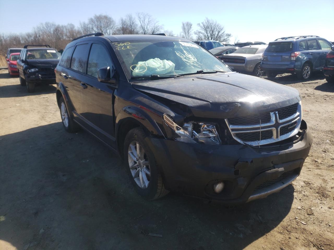 DODGE JOURNEY SX 2014 with VIN 3C4PDDBG9ET176642 - Photo from auction