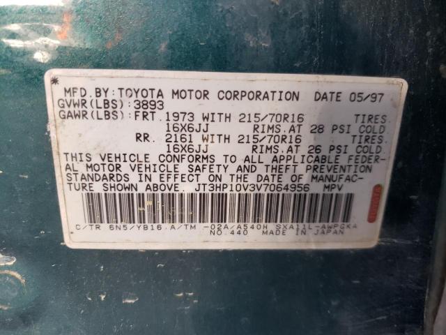 Photo 10 from auction – 1997 TOYOTA RAV4 with VIN JT3HP10V3V7064956
