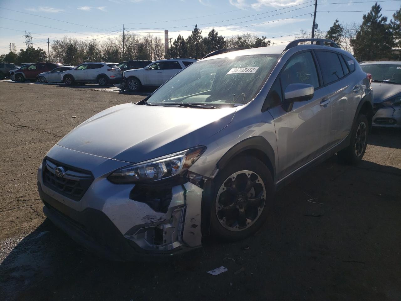 Photo 2 from auction – 2021 SUBARU CROSSTREK with VIN JF2GTAPC7M8373315