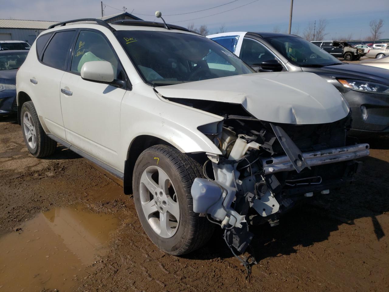 Photo 1 from auction – 2004 NISSAN MURANO SL with VIN JN8AZ08TX4W209858