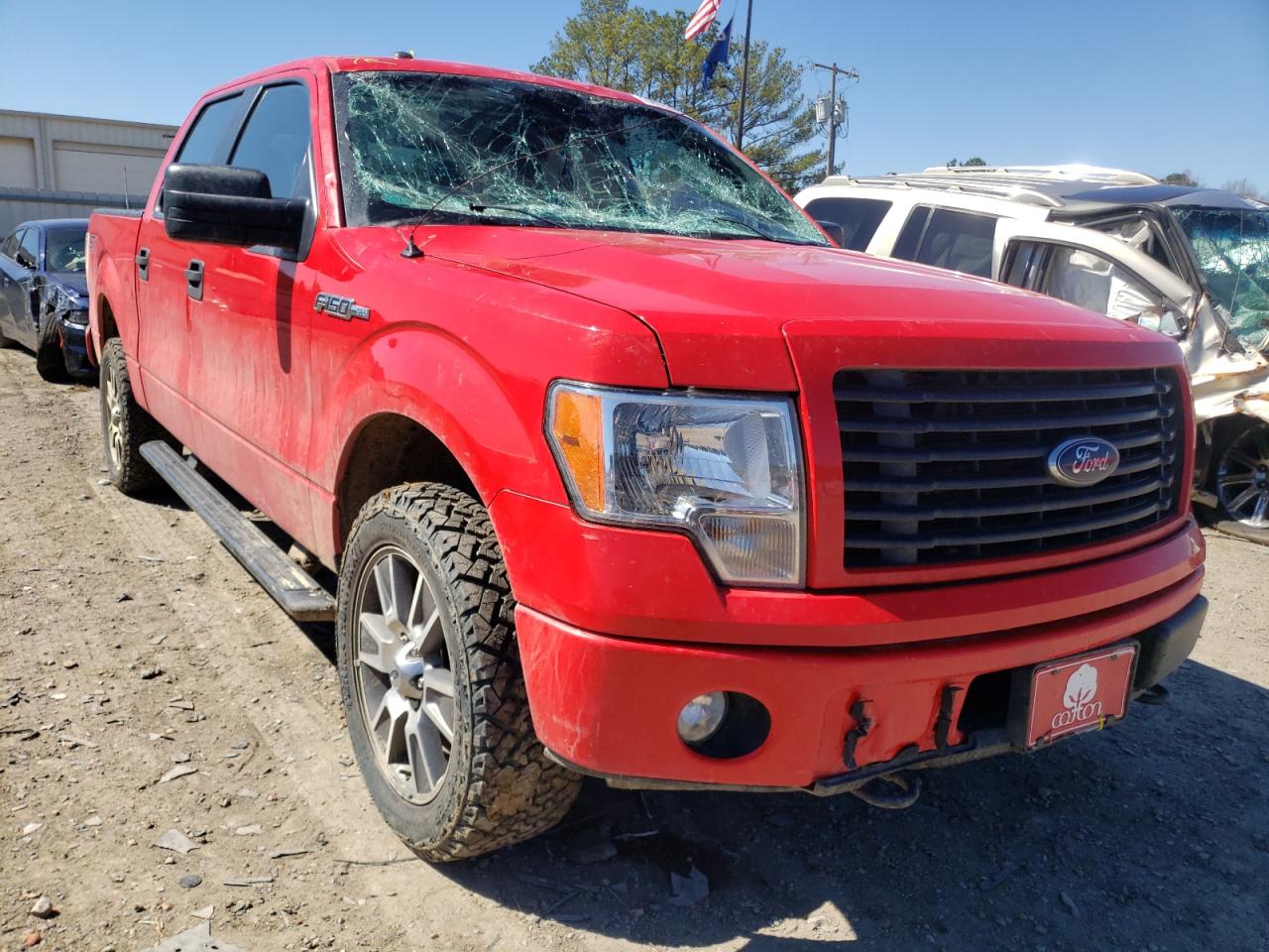 FORD F150 SUPER 2014 with VIN 1FTFW1EF9EFC66276 - Photo from auction