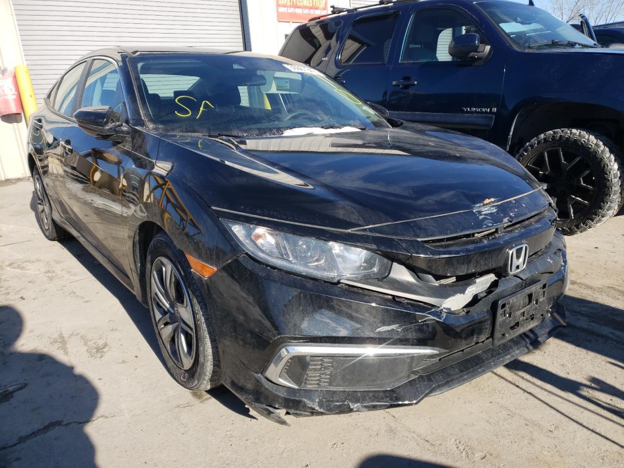 HONDA CIVIC LX 2019 with VIN 2HGFC2F66KH567659 - Photo from auction