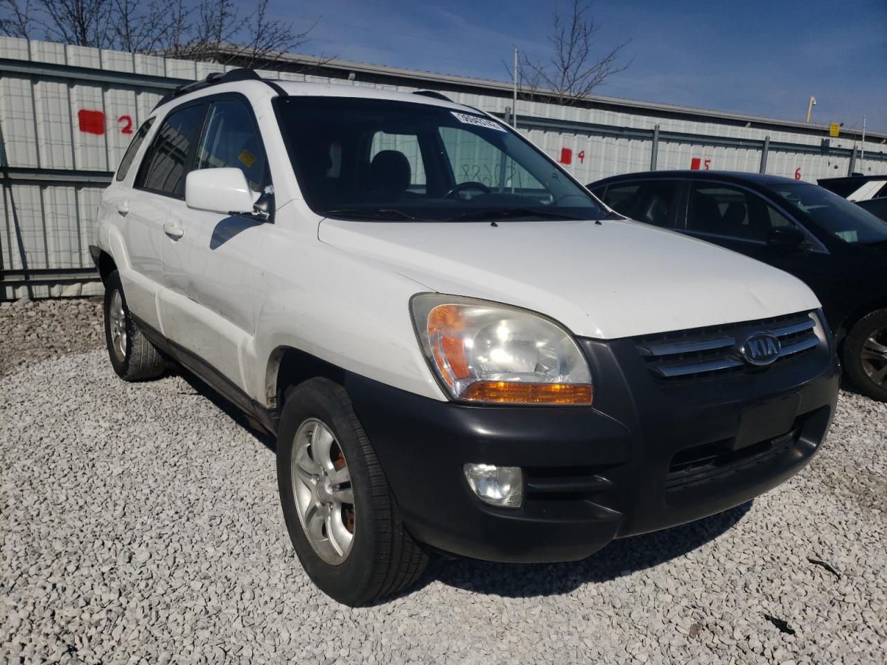 KIA SPORTAGE E 2007 with VIN KNDJF723477352423 - Photo from auction