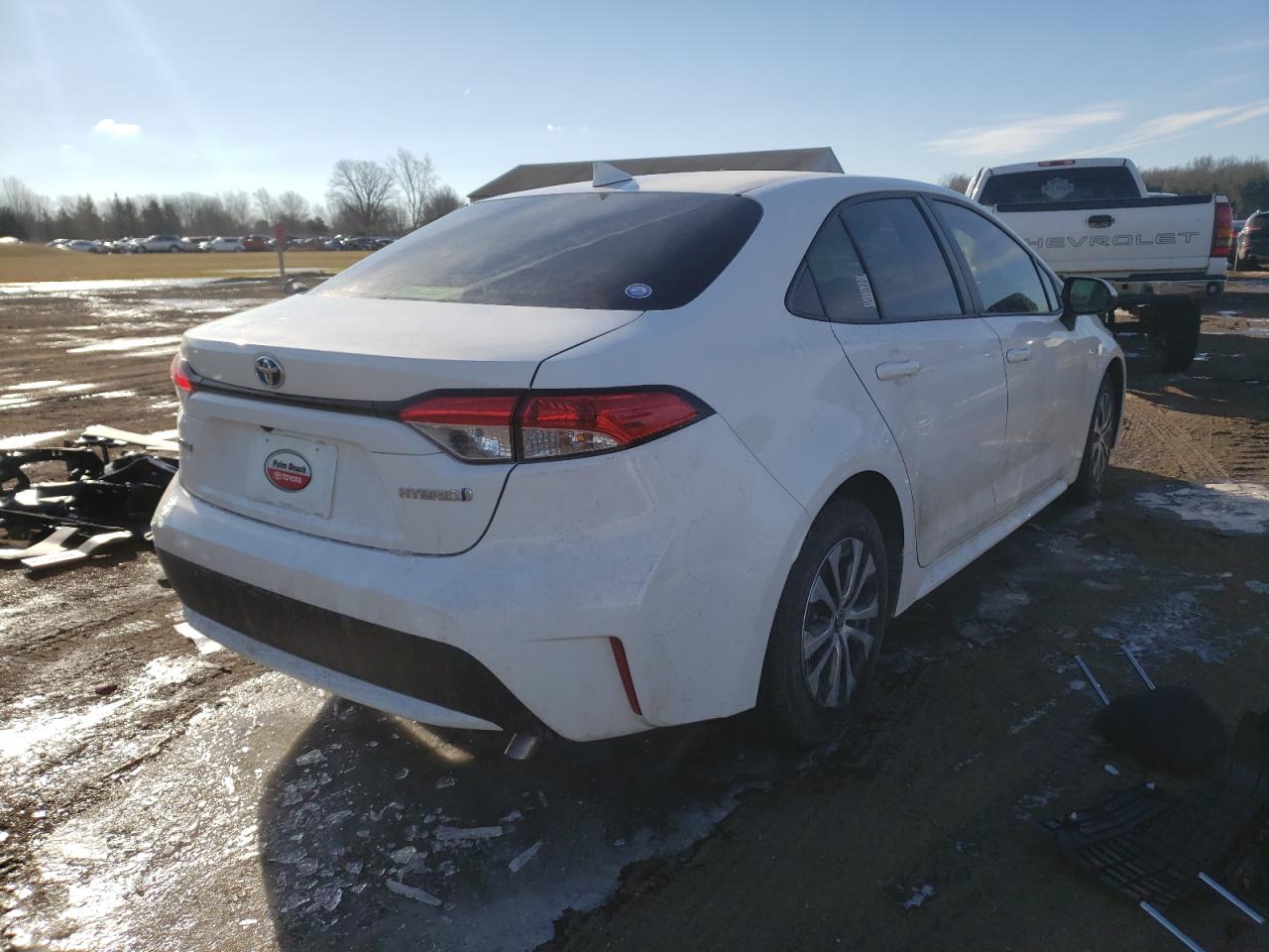 Photo 4 from auction – 2020 TOYOTA COROLLA LE with VIN JTDEBRBE7LJ030964