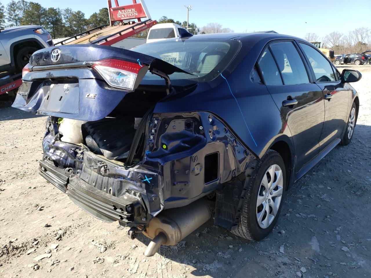 Photo 4 from auction – 2020 TOYOTA COROLLA LE with VIN 5YFEPRAE4LP095916