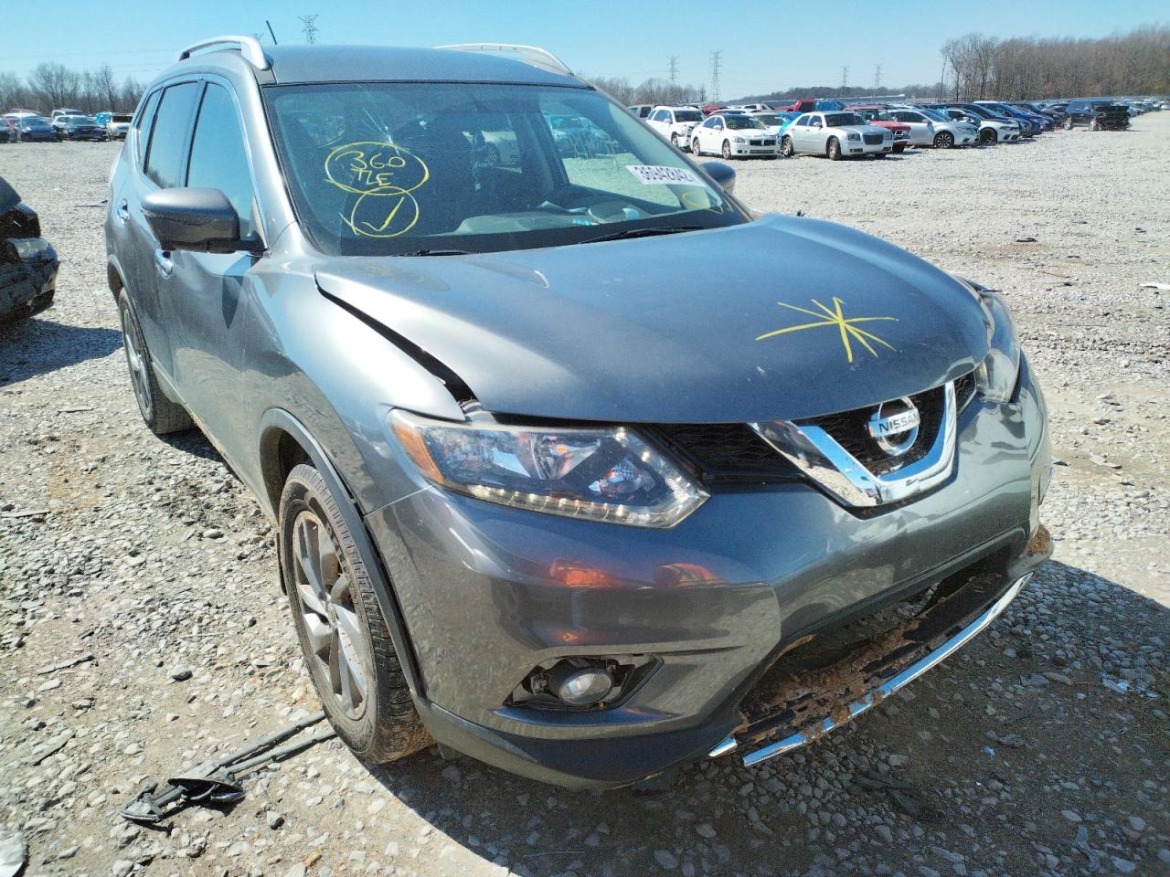 Photo 1 from auction – 2016 NISSAN ROGUE S with VIN 5N1AT2MT8GC745143