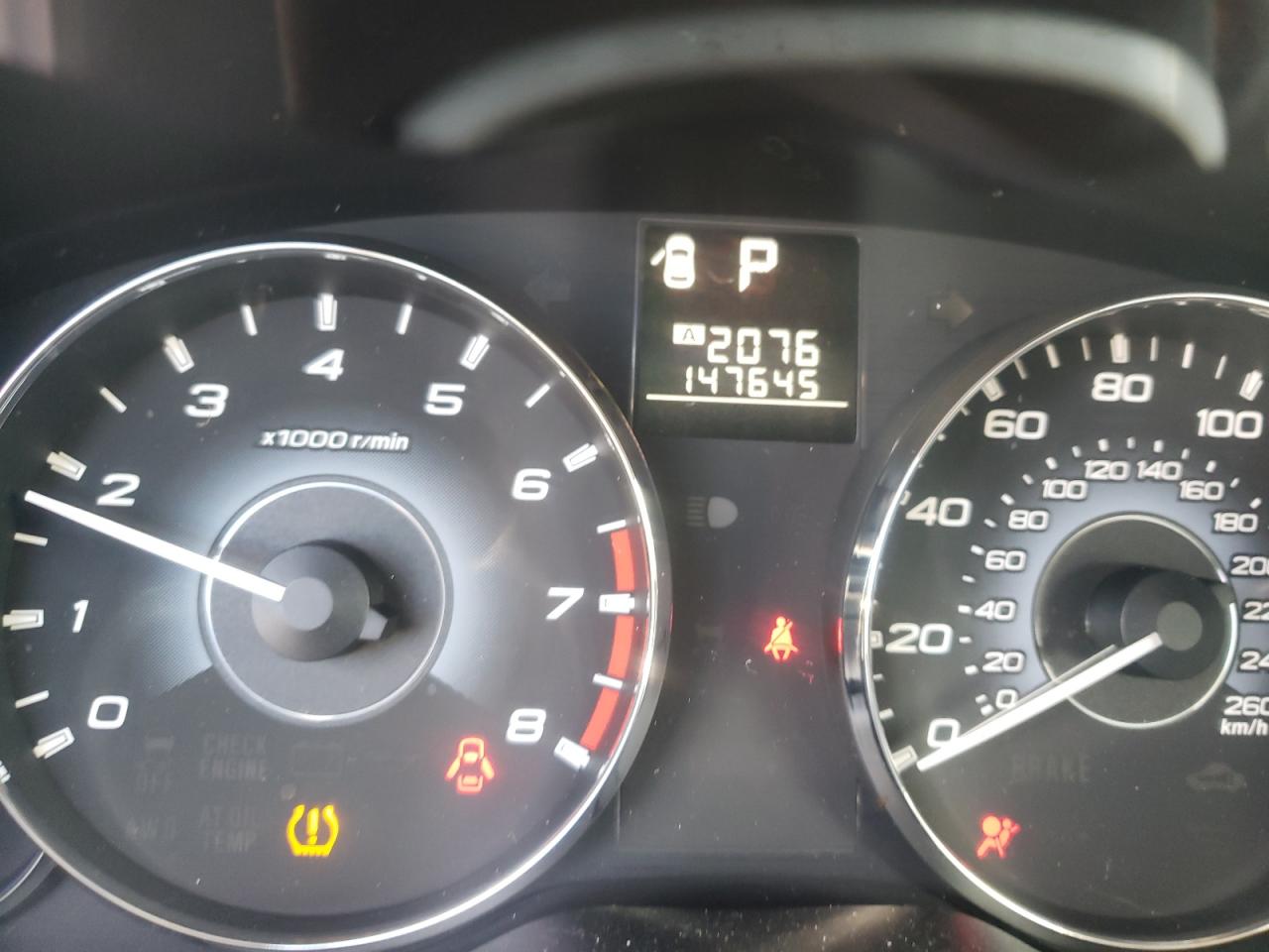 Photo 8 from auction – 2010 SUBARU LEGACY 3.6 with VIN 4S3BMEL66A2218329