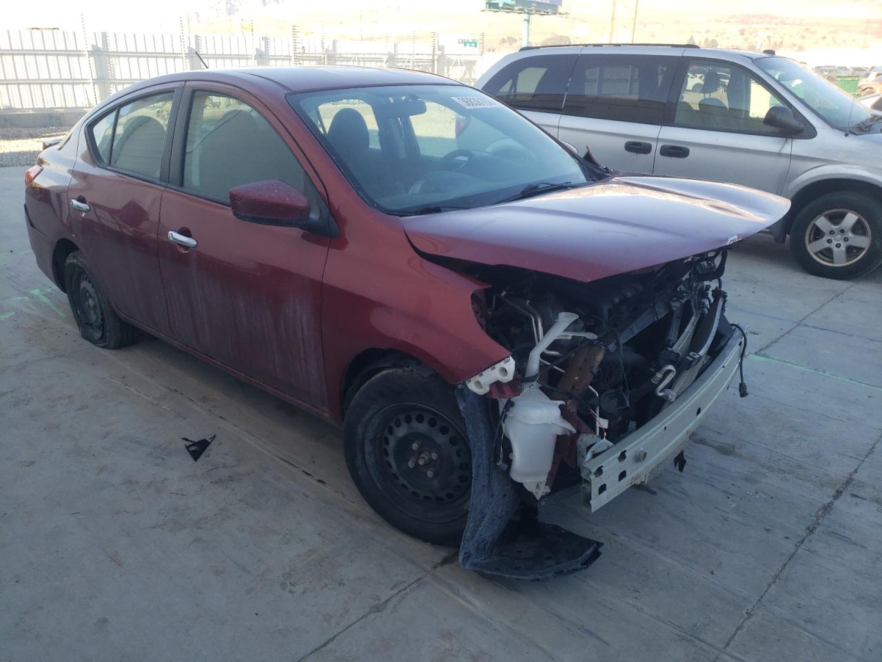 NISSAN VERSA S 2019 with VIN 3N1CN7AP9KL876609 - Photo from auction