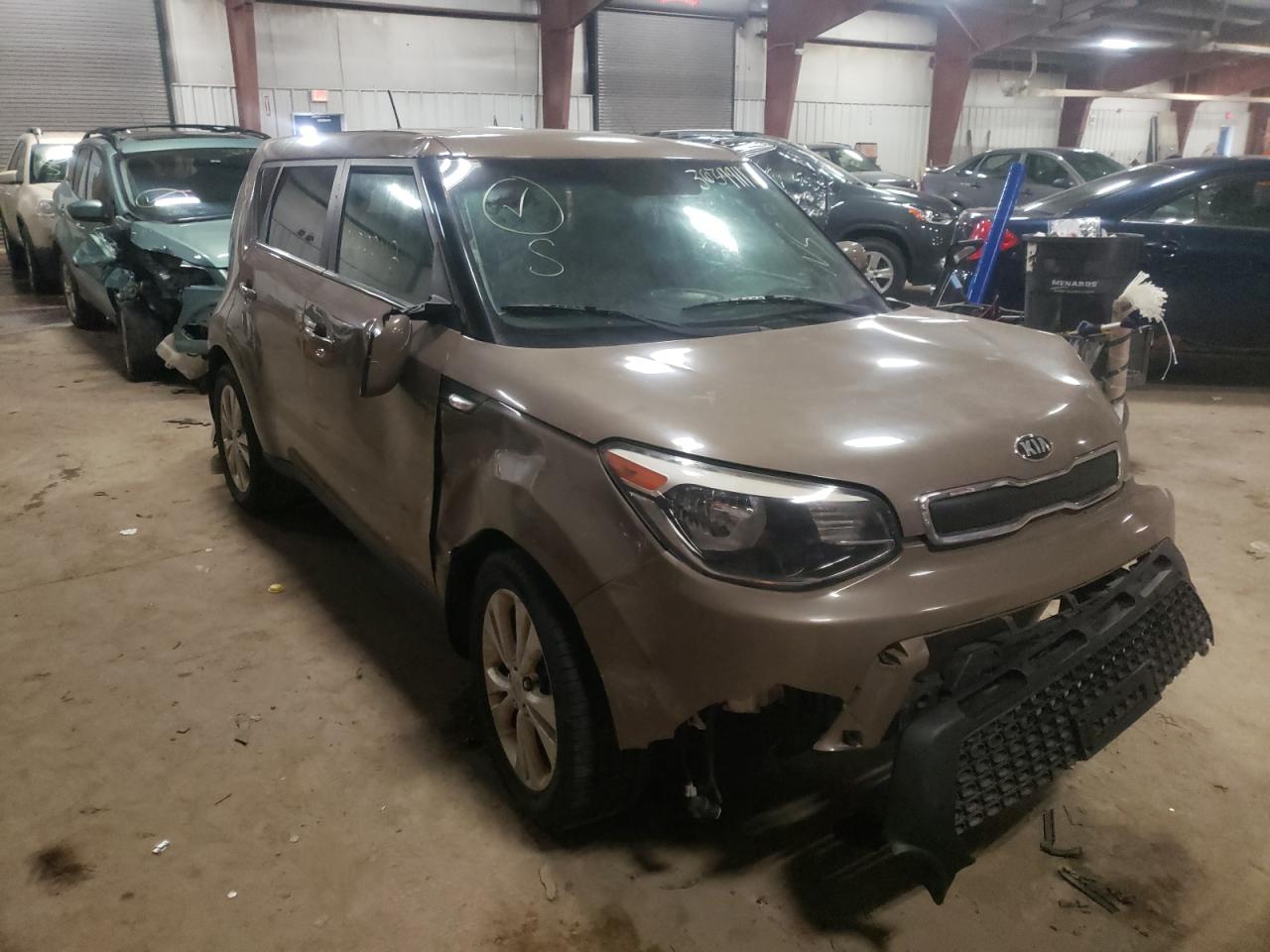 KIA SOUL 2014 with VIN KNDJN2A24E7058855 - Photo from auction
