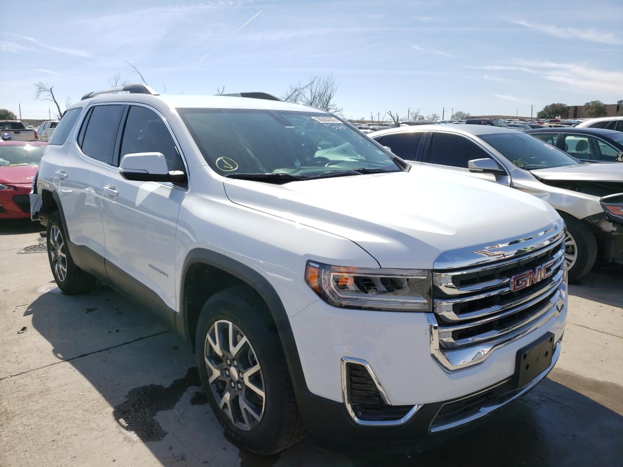 GMC ACADIA SLE 2021 with VIN 1GKKNKLA9MZ232208 - Photo from auction