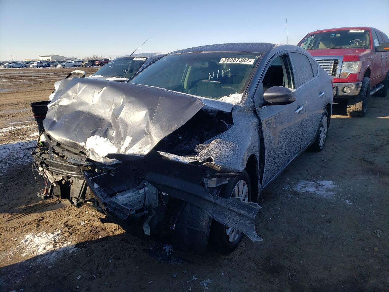 Photo 2 from auction – 2017 NISSAN SENTRA S with VIN 3N1AB7AP2HY265980