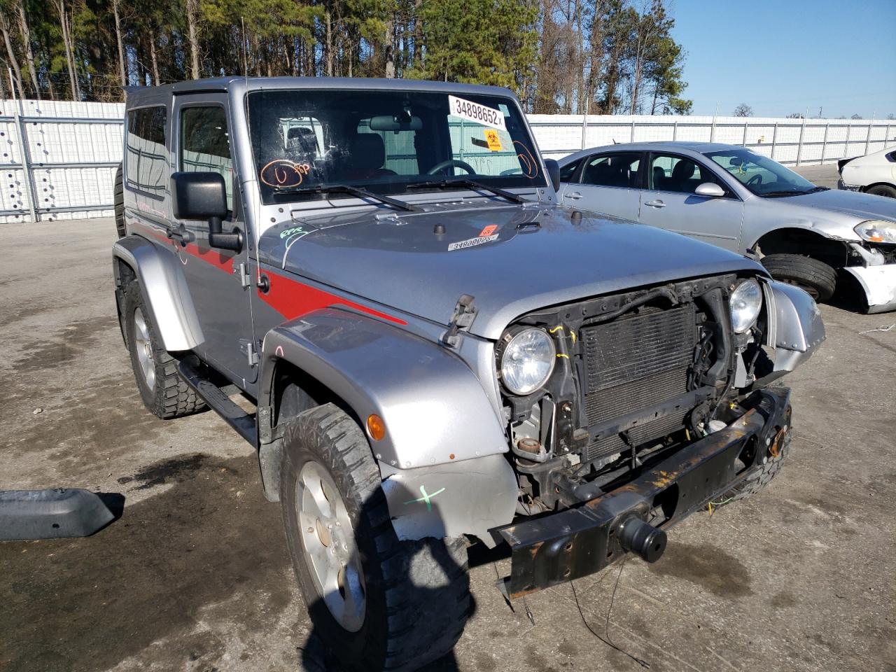 JEEP WRANGLER S 2016 with VIN 1C4AJWAG3GL195598 - Photo from auction