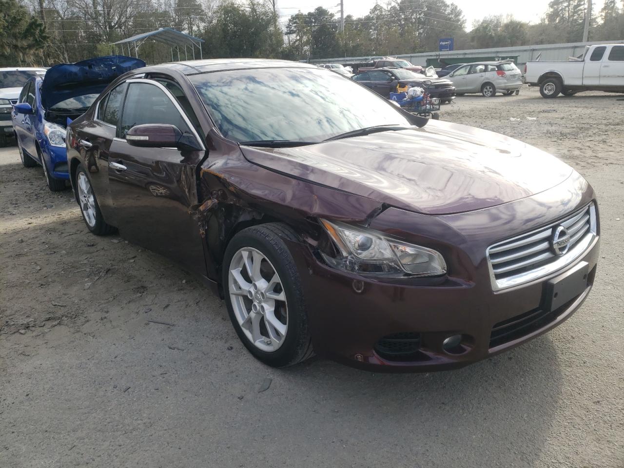 NISSAN MAXIMA S 2014 with VIN 1N4AA5AP4EC478413 - Photo from auction
