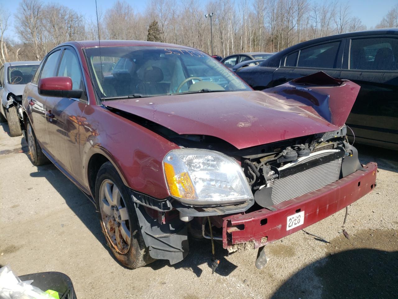 MERCURY MONTEGO LU 2007 with VIN 1MEHM40177G607441 - Photo from auction