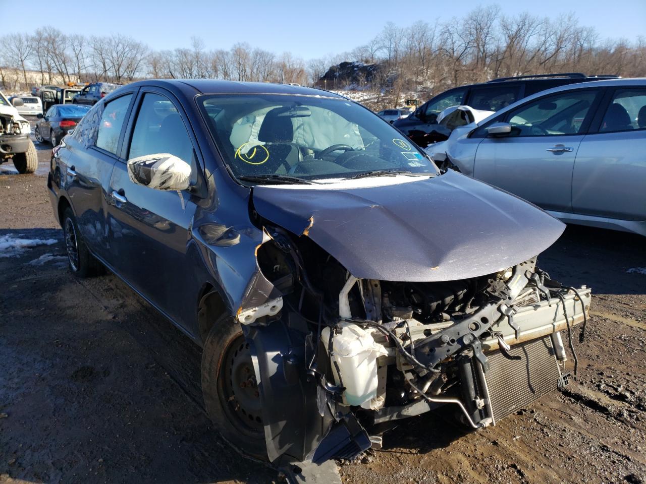 NISSAN VERSA S 2015 with VIN 3N1CN7AP4FL891850 - Photo from auction