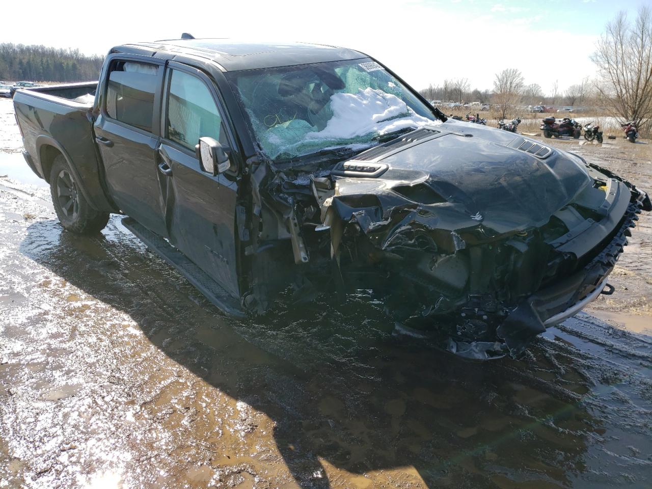 RAM 1500 REBEL 2019 with VIN 1C6SRFLT1KN915427 - Photo from auction