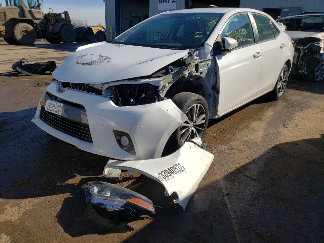 Photo 2 from auction – 2016 TOYOTA COROLLA L with VIN 2T1BURHE4GC506318